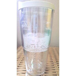 Tervis Large 24 oz. Tumbler Bride White Lace Double Wall Insulated with Lid